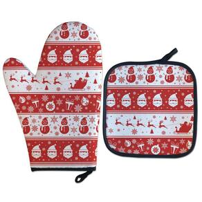 Kit Luva Térmica De Natal Magia Natalina Decoração Natal