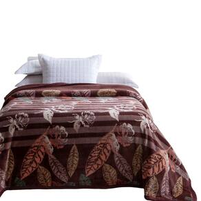 Cobertor Dyuri Plus com Cinta Vístula 180 cm X 220 cm Marrom