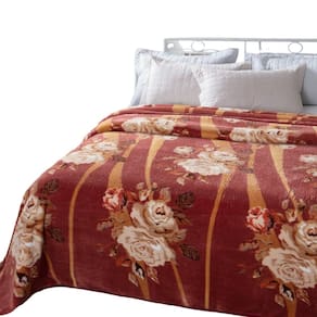 Cobertor Plus com Cinta Tígris 180 cm X 220 cm Marrom