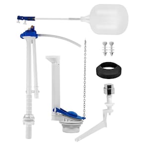 Mecanismo Completo Universal Simples com Acionamento Lateral Externo Branco e Azul
