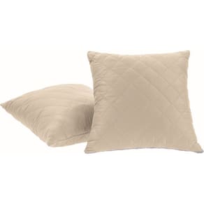 Capa de almofada decorativa 45cm X 45cm com ziper kaki