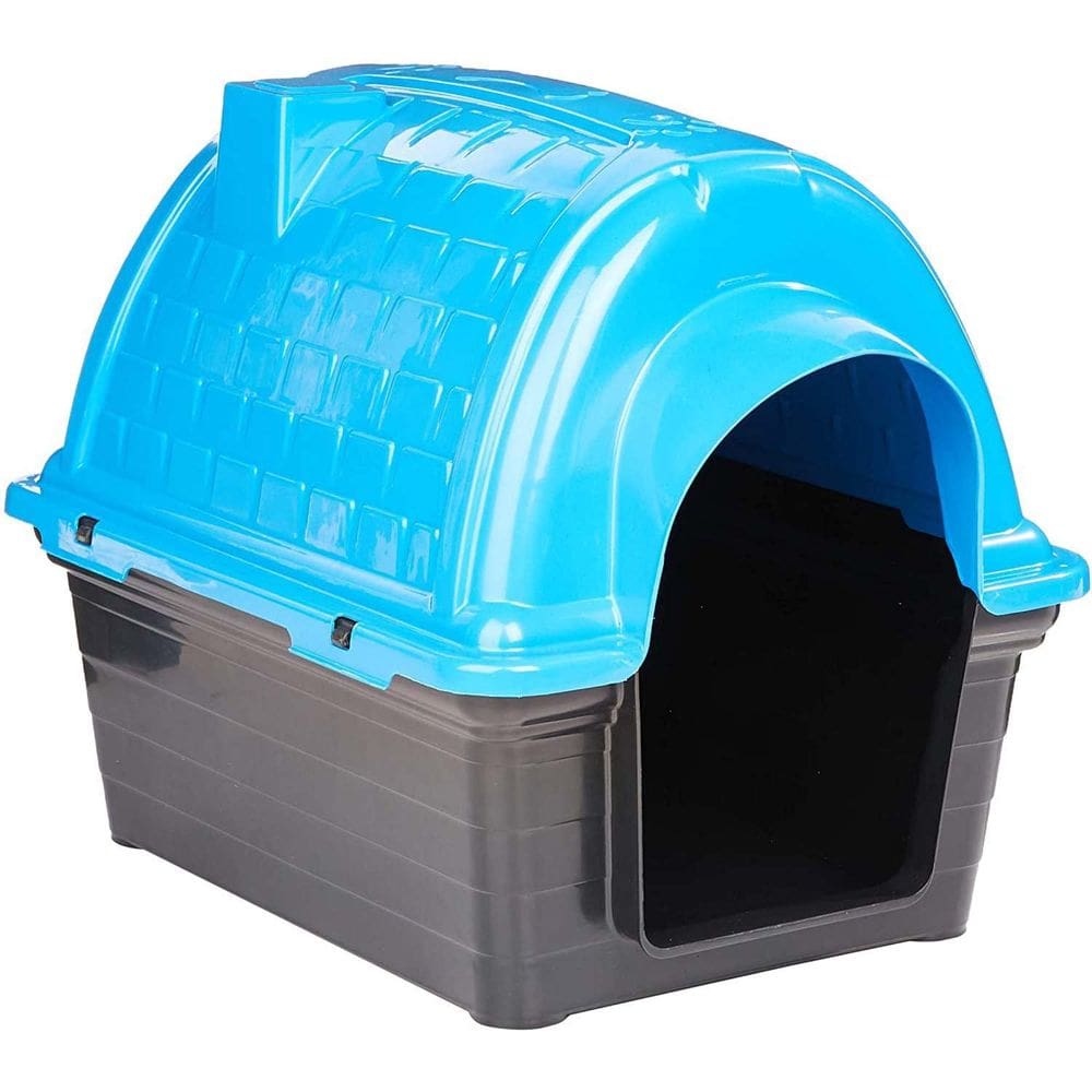 Casinha Iglu Azul Furacão Pet - 100% Polipropileno