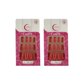 Unhas Postiças Fhaces Colors Discretamente Fashion 28Un- 2Un