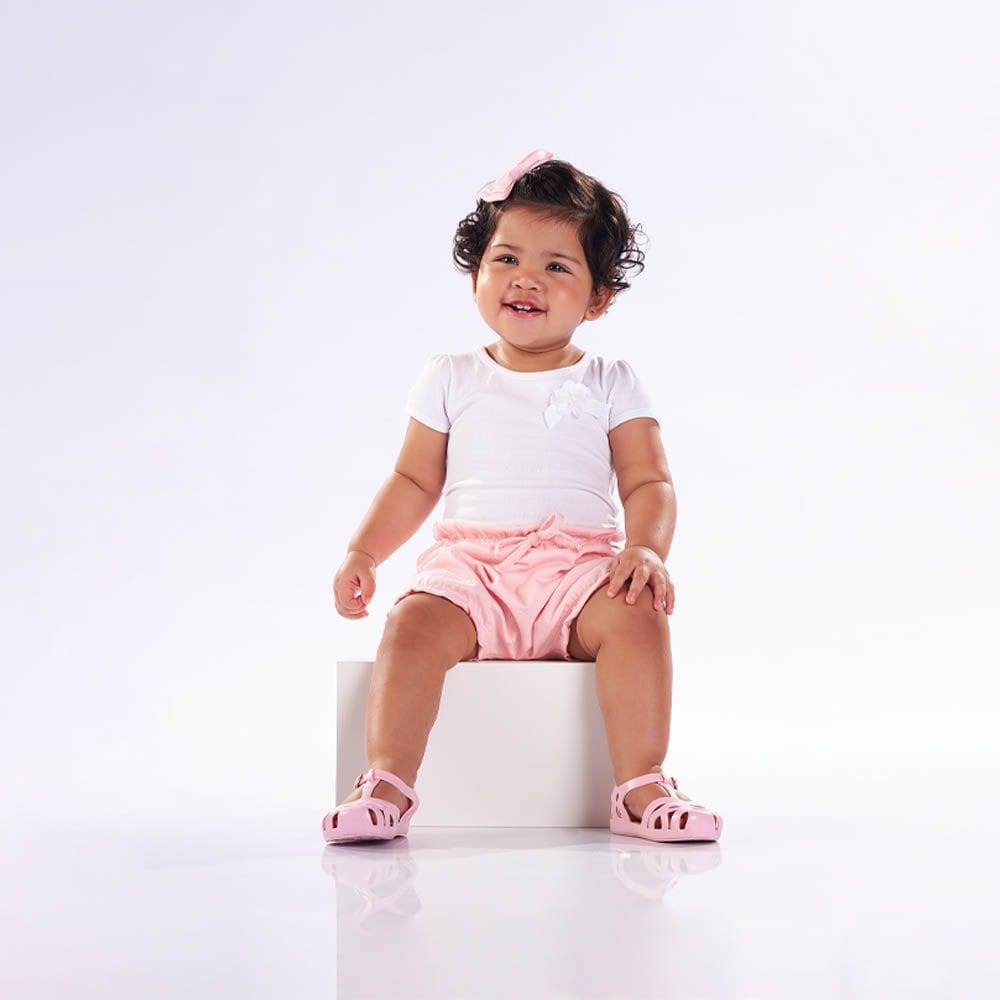 Body Bebê Menina - Branco - 48601-3