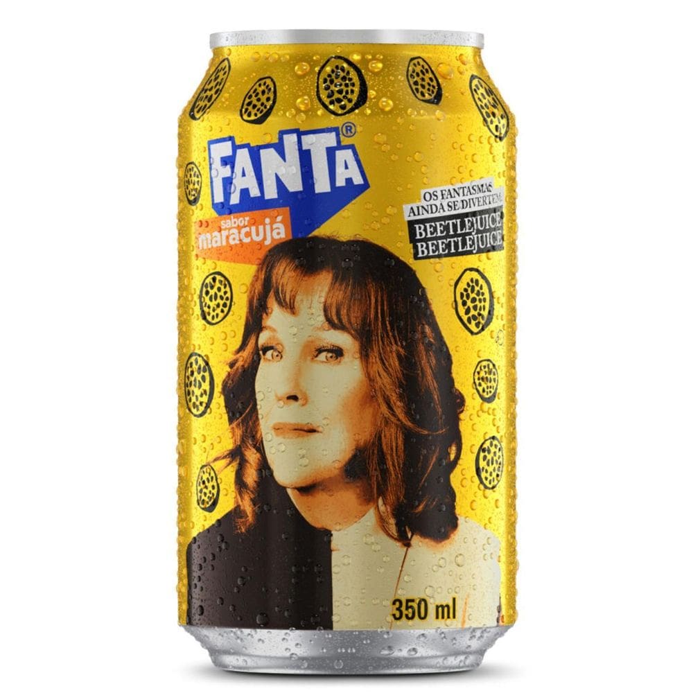 Fanta Maracujá Beetlejuice 350Ml Ed. Limitada
