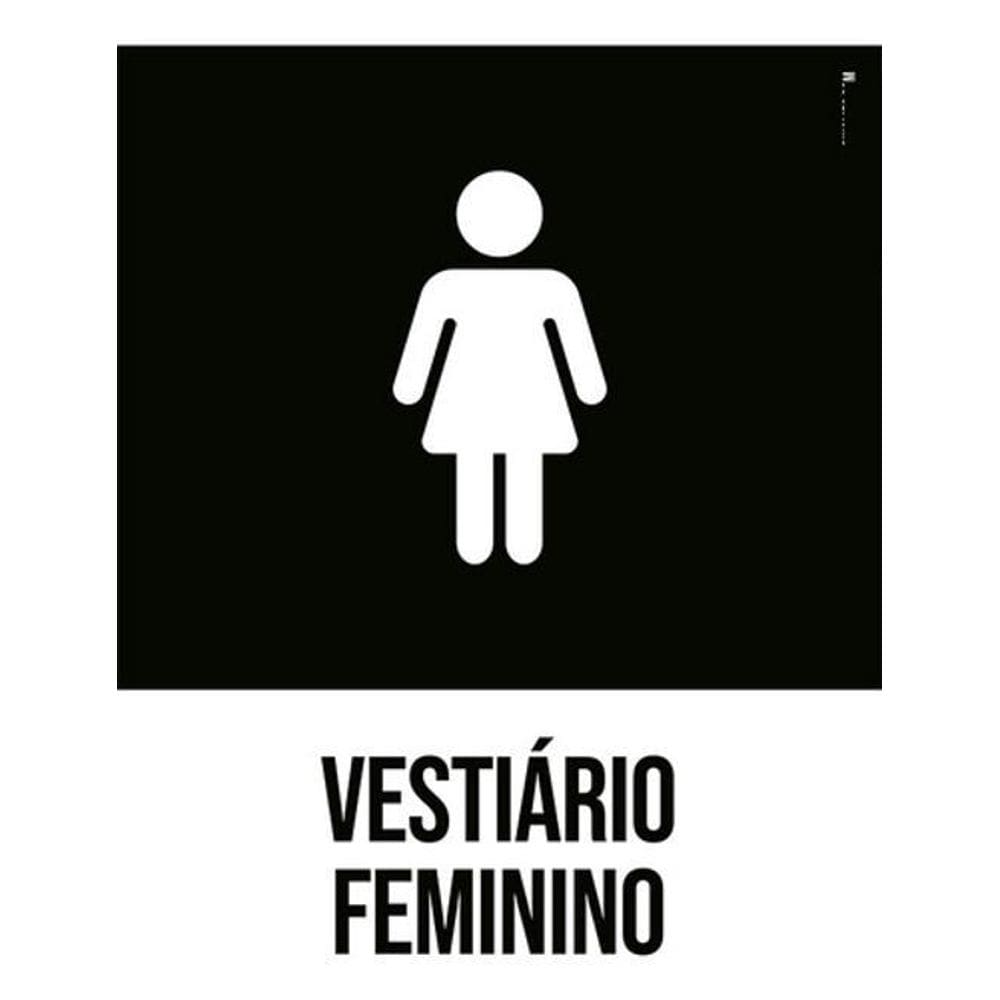 Kit 3 Placas Desenho Vesitário Feminino