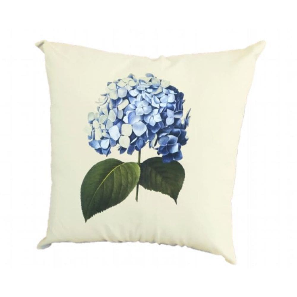 Capa De Almofada 45X45 Hortensia Azul