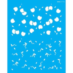 Stencil 20X25 Estamparia Frutas Cerejas - Opa 3170