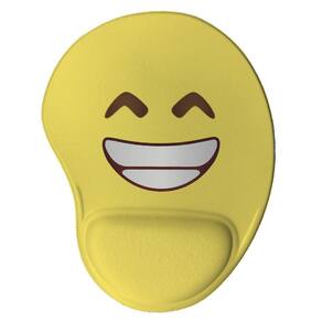 Mouse Pad Ergonômico Emoji Sorriso Presente Criativo Geek