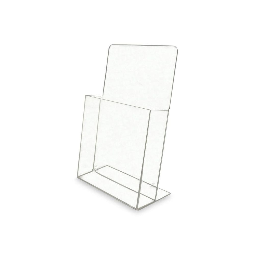 Display L A5 15X21Cm Com Bolso Acrílico