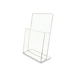 Display L A5 15X21Cm Com Bolso Acrílico