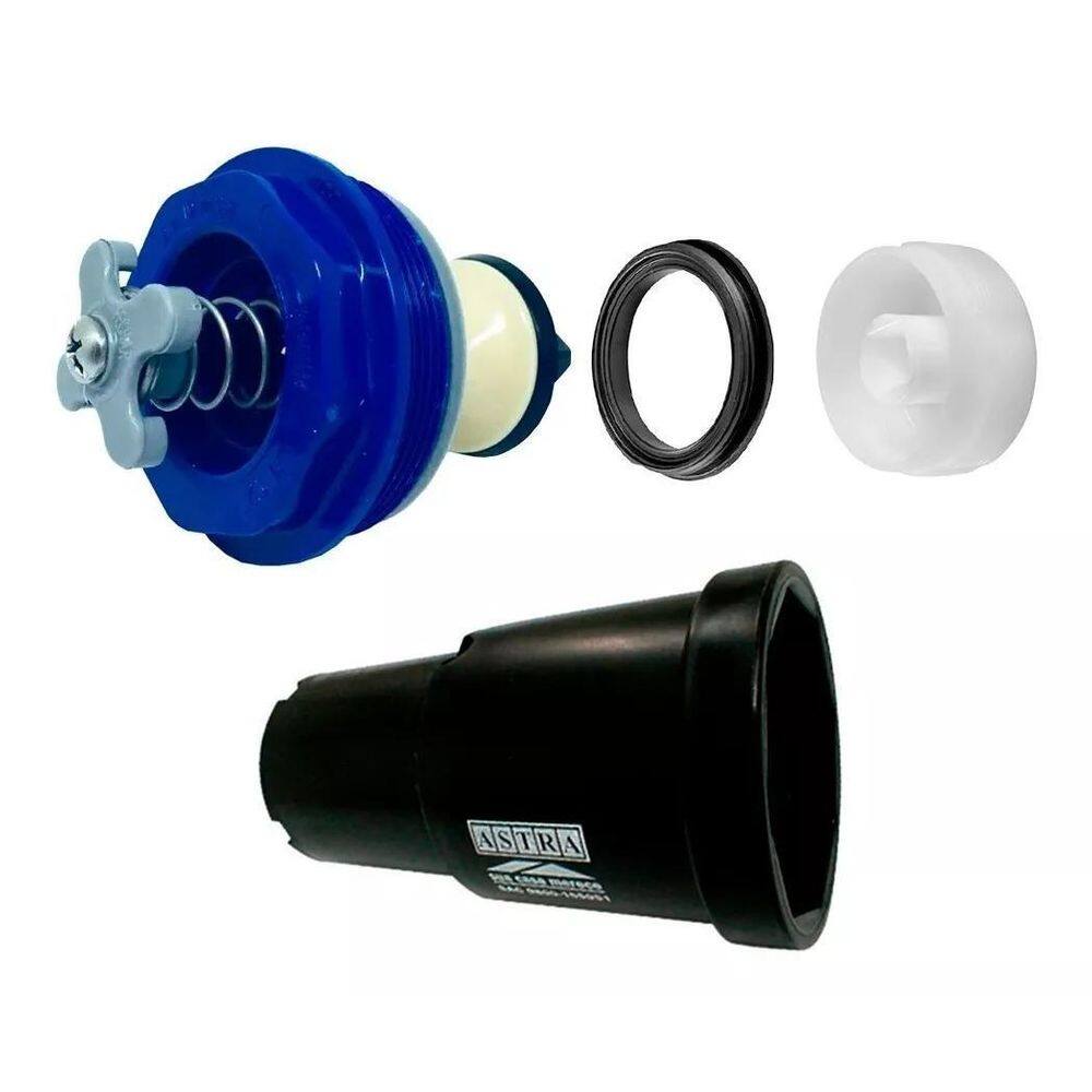 Reparo Válvula Descarga Astra + Chave+Sede+Contra Registro