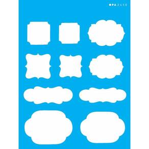 Stencil 15X20 Tags - Opa 2450