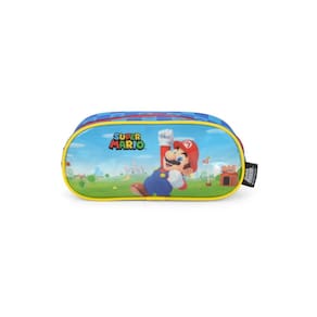 Estojo Escolar Infantil Simples Super Mario Luxcel Ei37554Mo
