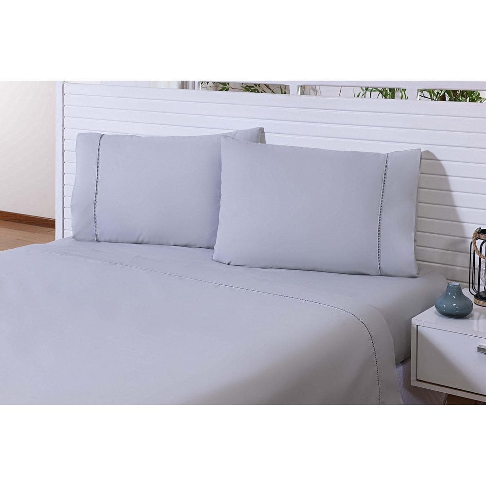 Lençol Solteiro 2 Peças C/Elástico Percal 100% Algodão 200