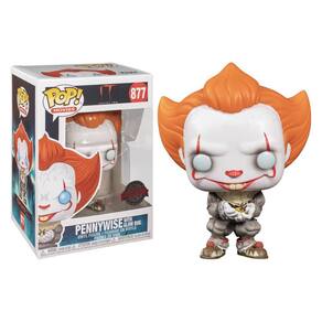Boneco Pennywise With Glow Bug 877 Pop Funko It Chapter 2