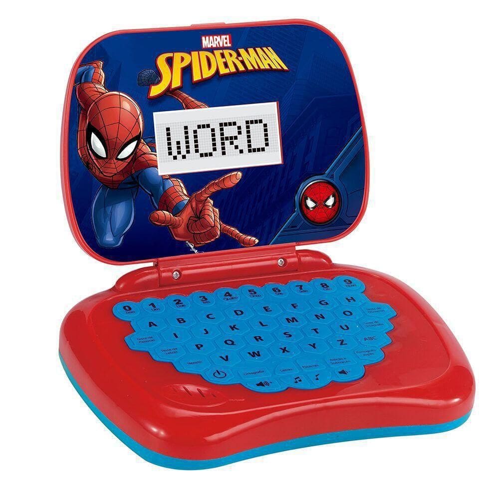 Laptop Infantil Spider-Man Bilíngue | Atividades | +3 anos