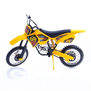 Moto Big Cross Brinquedo 44 cm Amarela BS Toys - Ref: 364