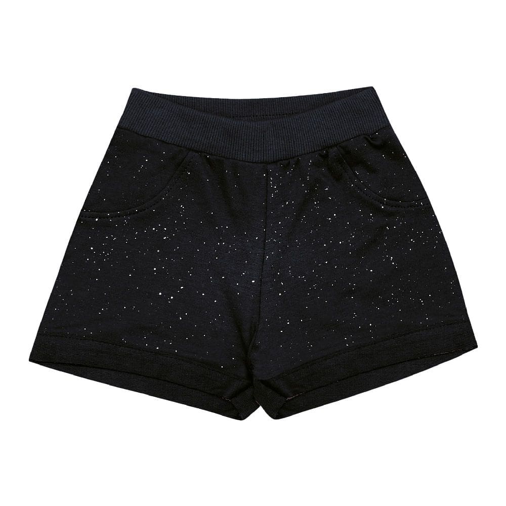 Shorts - Sublimado Preto Gliter - 48304-1247