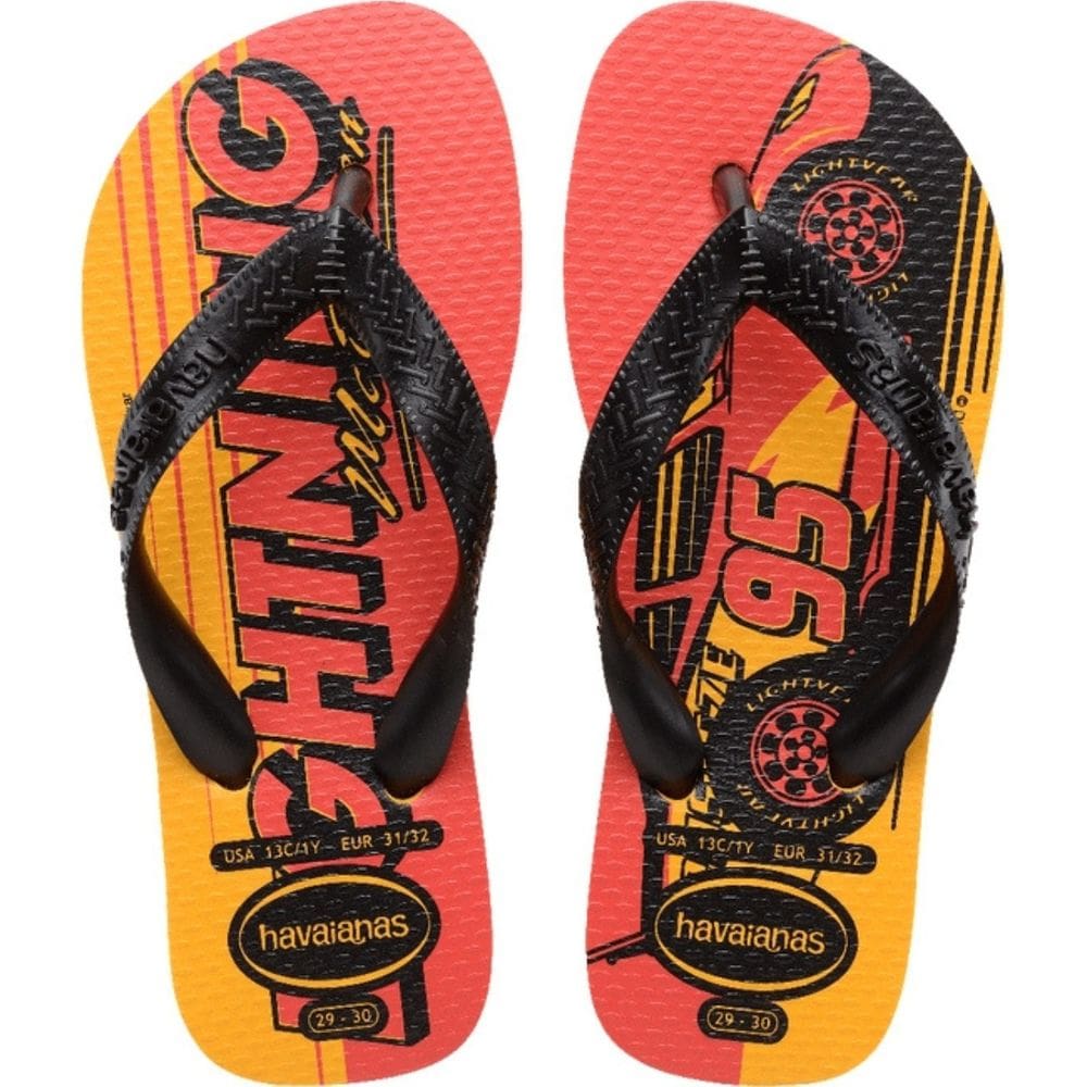 Chinelo Dedo Borracha Infantil Menino Havaianas Kids Cars