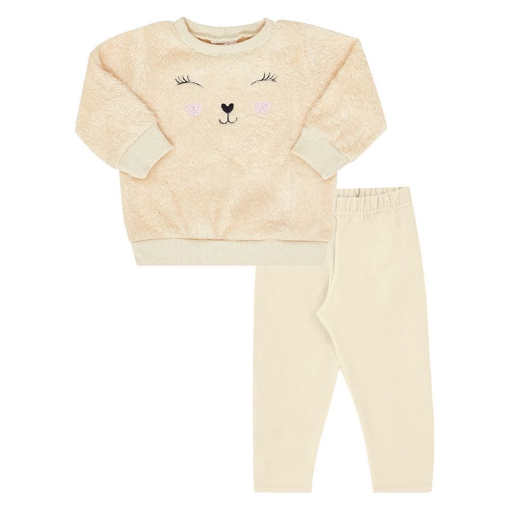 Conjunto -  Creme  - 49514-1255