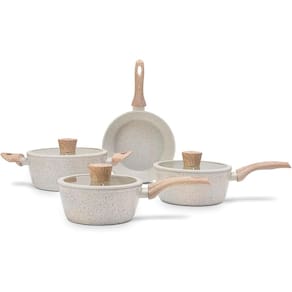 Jogo de Panelas Brinox Antiaderente Ceramic Life 4 Peças Sir