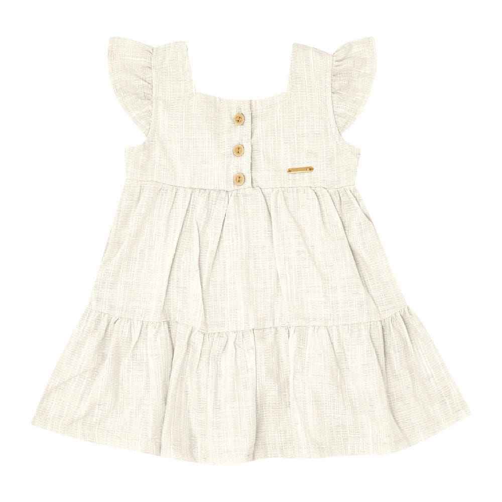 Vestido -  Off White  - 49113-1271