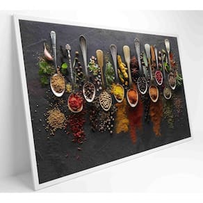 Quadro Tempero E Especiarias Medidas 120x80 Cm Impressão Adesivo Fotográfico