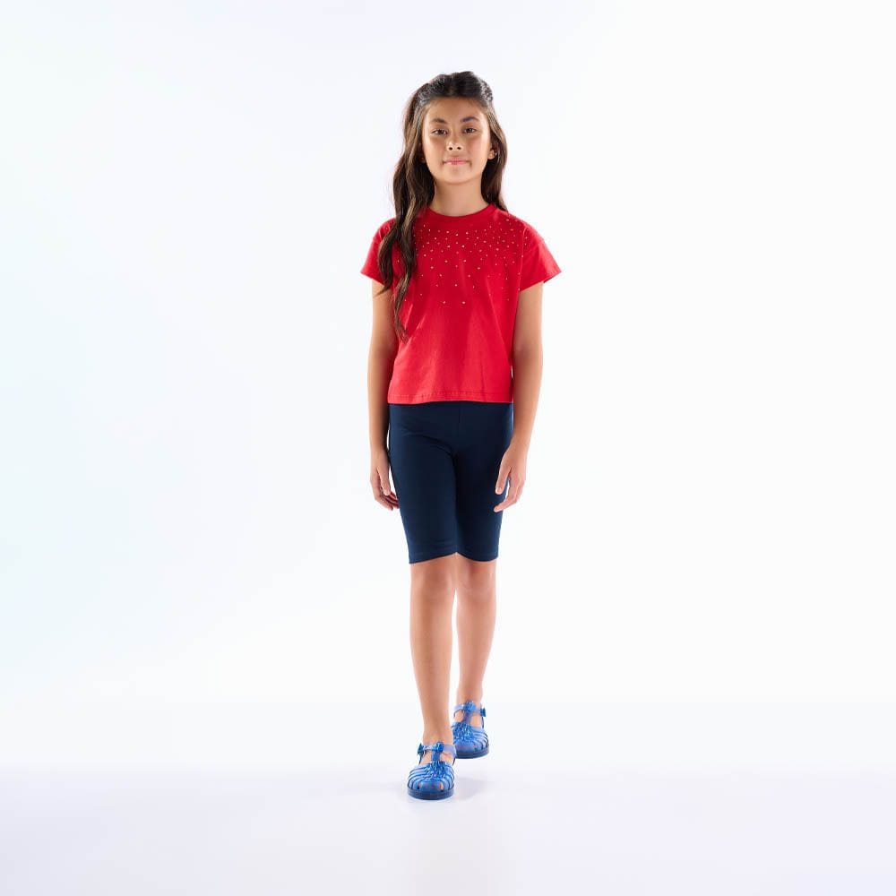 Blusa Infantil Menina - Vermelho - 50707-65