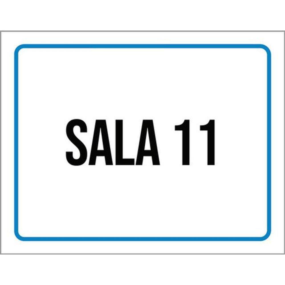 Kit 10 Placas Sala 11