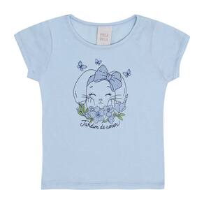 Blusa Primeiros Passos Menina - Hortensia - 50601-904