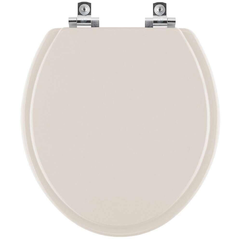 Assento Sanitário com Fechamento Lento Convencional Oval Visone para vaso Ideal Standard