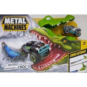 Pista de Miniveículos Triturador com Crocodilo - Escala 1:56