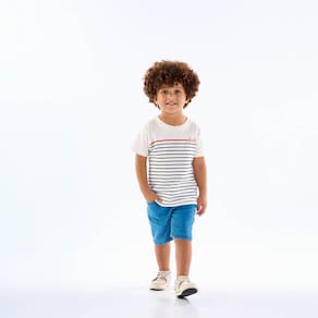 Conjunto Primeiros Passos Menino - Off White - 50679-1271