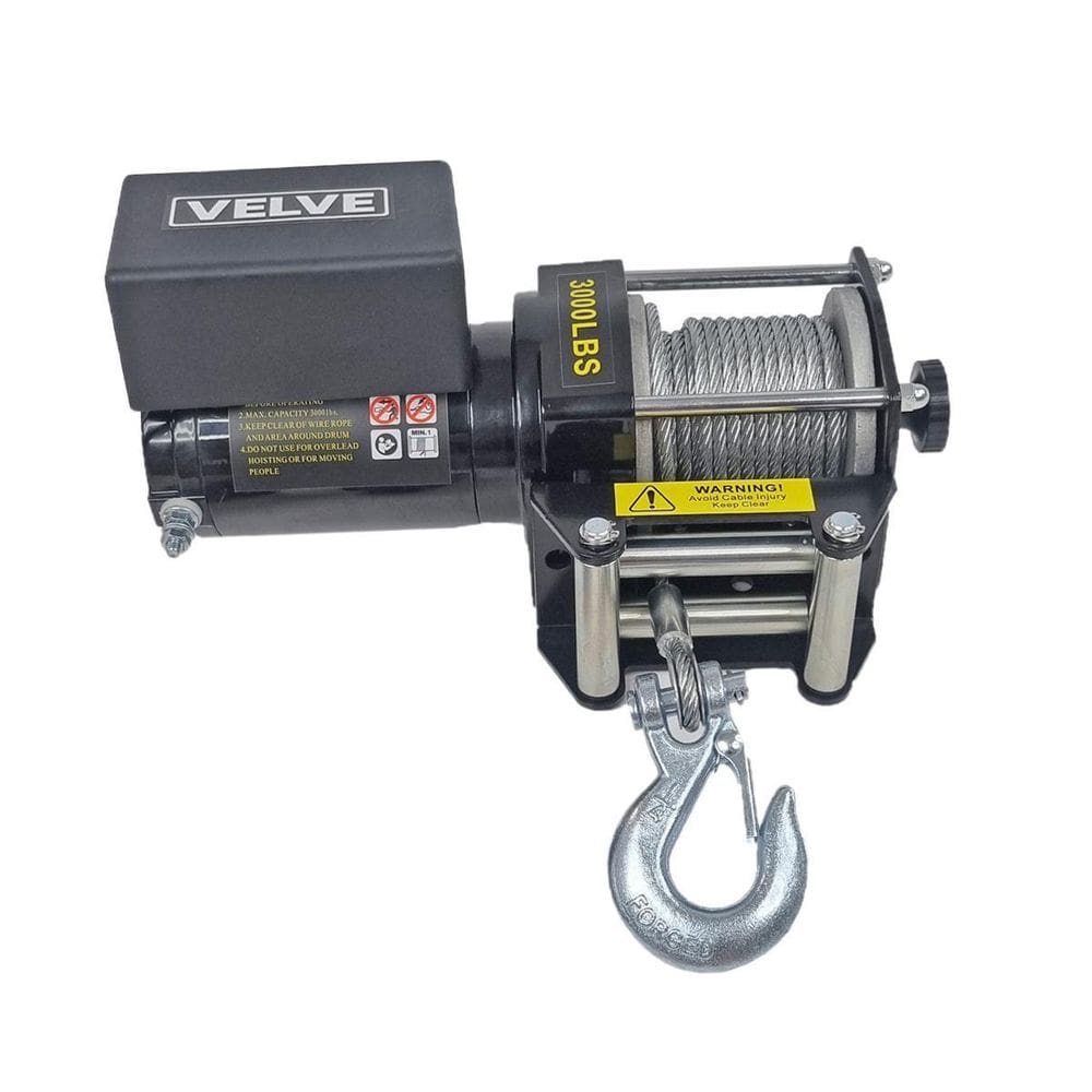 Guincho Elétrico 12V 3000Lbs 1360Kg Velve Gv3000