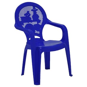 Cadeira Infantil Tramontina Catty Estampada Em Polipropileno Azul