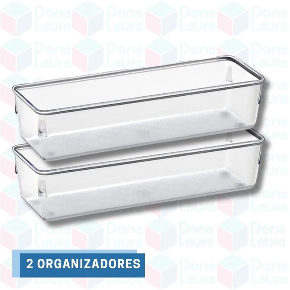 Organizadores Modular Acrílico Transparente Multiuso 2 Uni