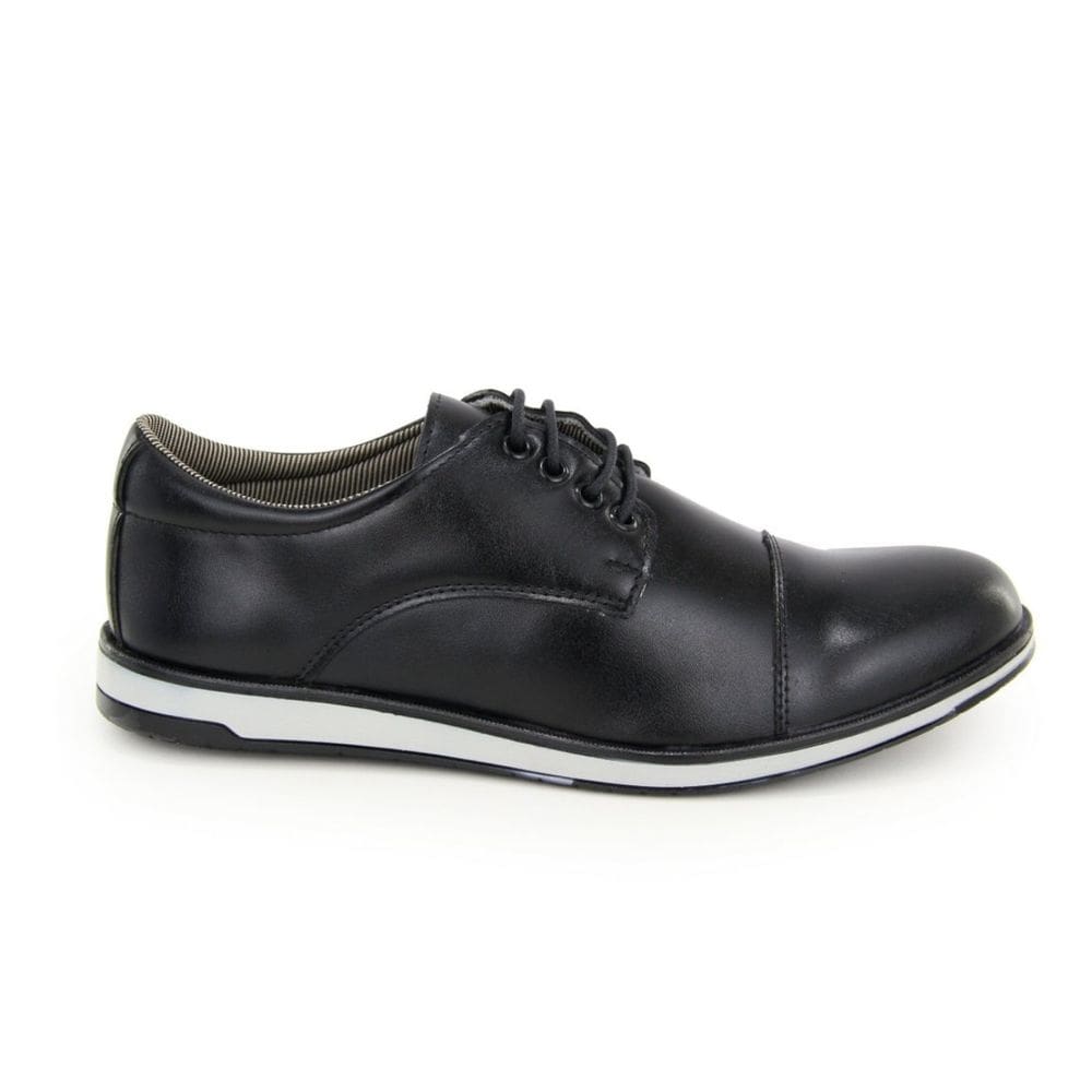 Sapato Footwear Confort BR2 Com Cadarço Confortável Preto