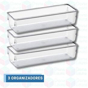 Organizadores Modular Acrílico Transparente Multiuso 3 Uni