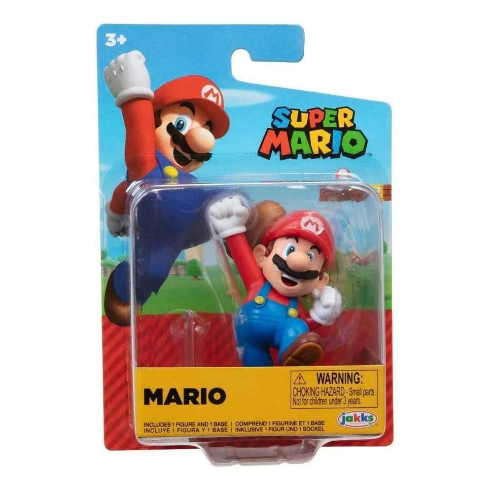 Boneco Super Mario - 2.5 Polegadas Colecionável - Mario