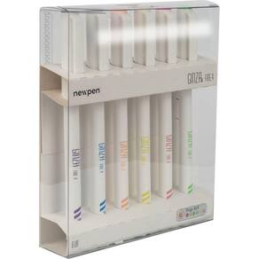 Marcador Artístico Ginza Pro Pop Art 6 Cores