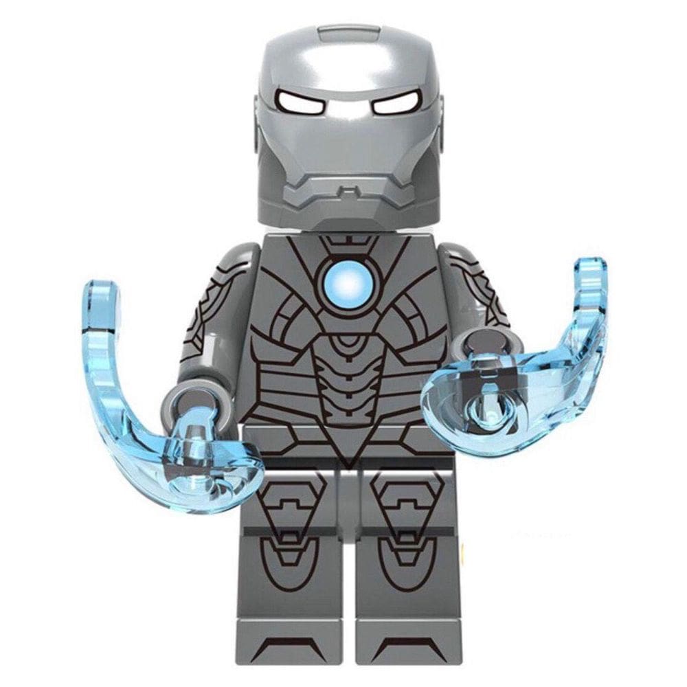 Boneco Blocos De Montar Homem De Ferro Armadura Mark Mk14