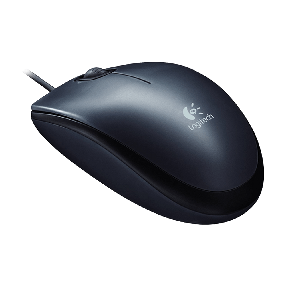 Mouse Óptico Logitech M100 USB - Preto, com Fio