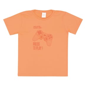 Camiseta Infantil Menino - Laranja - 50759-12