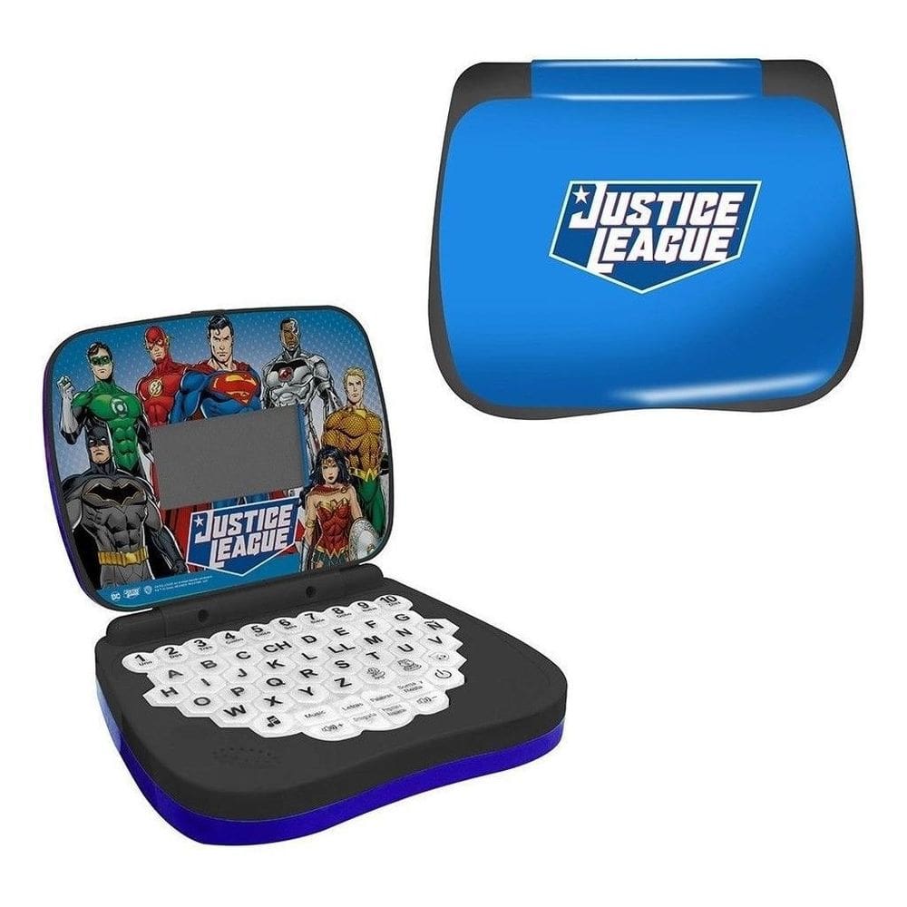 Laptop Infantil Bilíngue Dc Liga Da Justiça Candide 9620