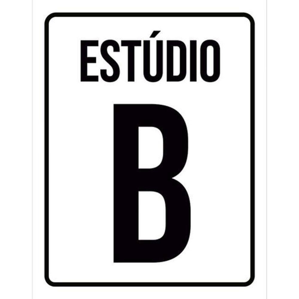Kit 5 Placas Estúdio B 36X46