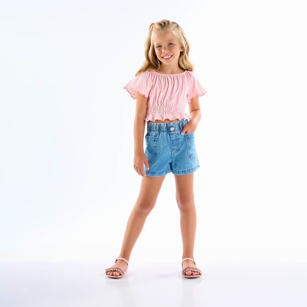 Conjunto Infantil Menina - Rose - 50733-11