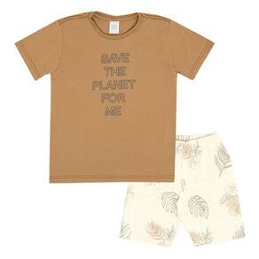 Conjunto Infantil Menino - Caramelo - 50780-922