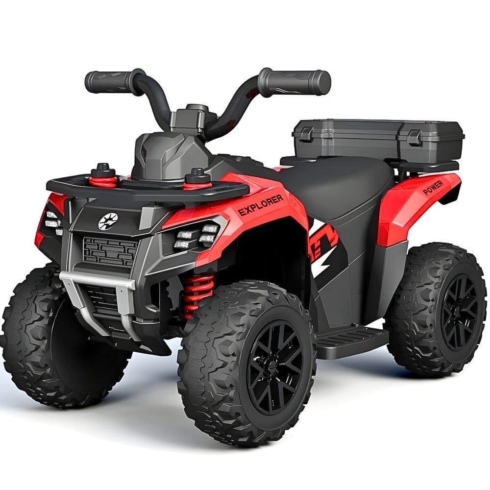 Mini Quadriciclo Elétrico Infantil 6V Vermelho IMPORTWAY