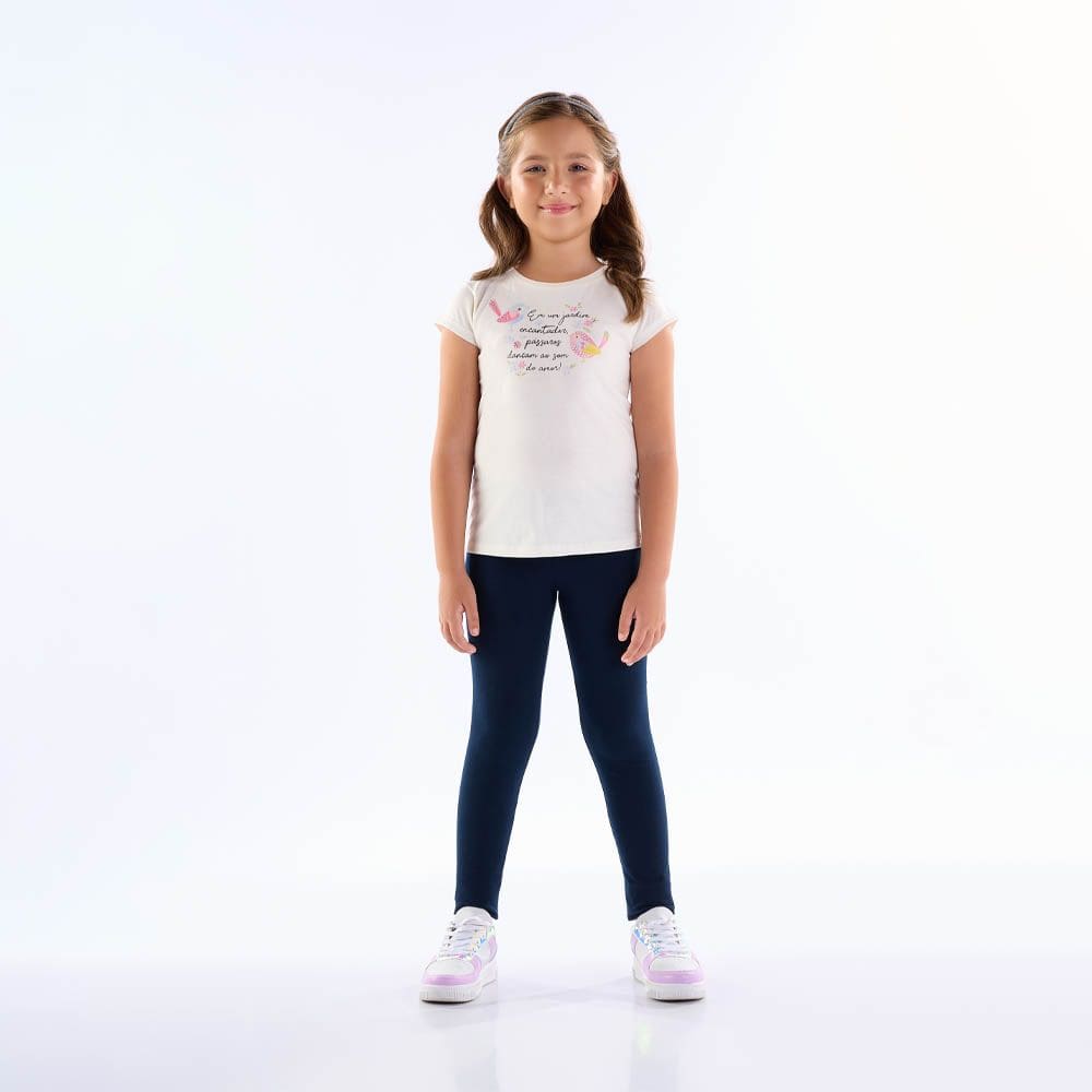 Blusa Infantil Menina - Off White - 50702-1271